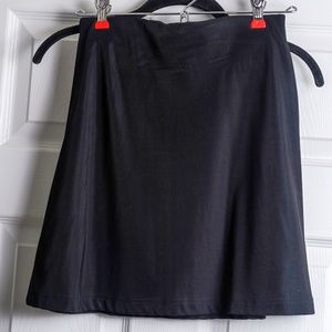 Vintage Black Skirt Stretchy Waist Balletcore y2k